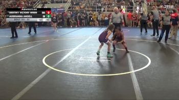 50 lbs Cons. Round 2 - Aubrianna Angell, Reynoldsburg Wrestling vs Destiny Victory Wren, Donahue Wrestling Academy