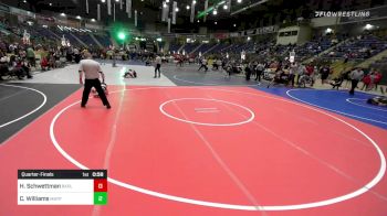 81 lbs Quarterfinal - Harper Schwettman, Badlands Elite vs Cash Williams, Matpac WC