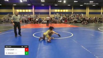 Match - Coji Campbell, Toss Em Up Wrestling Academy vs Devin Bobzien, Poway Elite