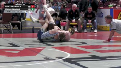 189 lbs First Round - Mario Hutcherson, Kiski Area vs Connor Gillahan, Bethlehem Catholic