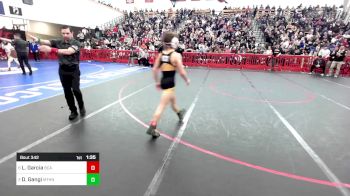 113 lbs Semifinal - Luis Garcia, Bristol County/Dighton Rehoboth vs Dominic Gangi, Methuen