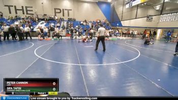 115 lbs Cons. Round 4 - Peter Cannon, Lehi vs Sifa Tafisi, Charger Wrestling Club