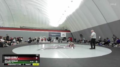 149 lbs Finals (2 Team) - Dylan Gvillo, Maryville vs Dalen Kimble, Kentucky Wesleyan