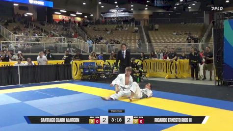 Ricardo Ernesto Rios III vs Santiago Clark Alarcon 2025 Pan Kids Jiu-Jitsu IBJJF Championship