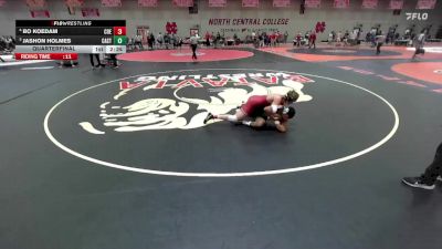 165 lbs Quarterfinal - Jashon Holmes, Castleton vs Bo Koedam, Coe