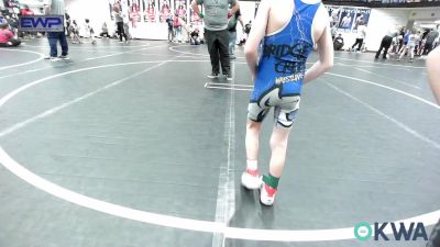 49 lbs Round Of 32 - Owen Trout, Tecumseh Youth Wrestling vs Barrett Jones, Bridge Creek Youth Wrestling