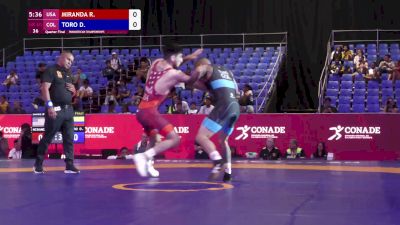 60 kg Quarterfinal - Randon Miranda, USA vs Dicther Toro, COL