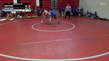 144 lbs Round 2 (4 Team) - Nolen Dunn, Arab vs Luke Covan, Grissom Hs