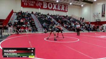 125 lbs Cons. Semi - Nicolas Garza, Umpqua Community College vs Kyle Sieminski, Southern Oregon