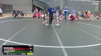 44 lbs Round 1 (4 Team) - Wyatt Deal, Williamsburg WC vs Conor Short, Reaper WC