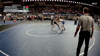 D 1 113 lbs Quarterfinal - Michael Barnett, Jesuit vs Britton McGuerty, St. Amant