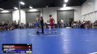 187 lbs Round 5 (6 Team) - Zayden Smith, Oklahoma Red vs Jesse Howard, South Carolina