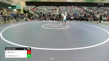 110 lbs Quarterfinal - Adalyne Montiel, Toppenish vs Aubree Storm Gutierrez, Marina