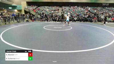 110 lbs Quarterfinal - Adalyne Montiel, Toppenish vs Aubree Storm Gutierrez, Marina