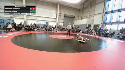 74 lbs Semis (4 Team) - Mason Hanna, Allstar vs Bentley Newman, Team Oregon
