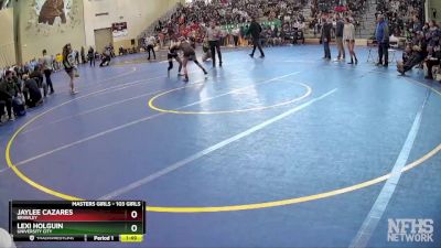 103 Girls Semifinal - Lexi Holguin, University City vs Jaylee Cazares, Brawley