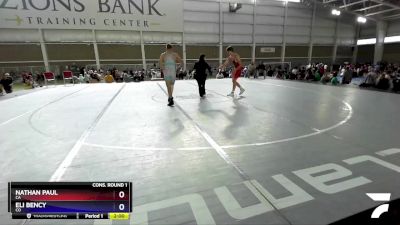 157 lbs Cons. Round 1 - Nathan Paul, CA vs Eli Bency, CO