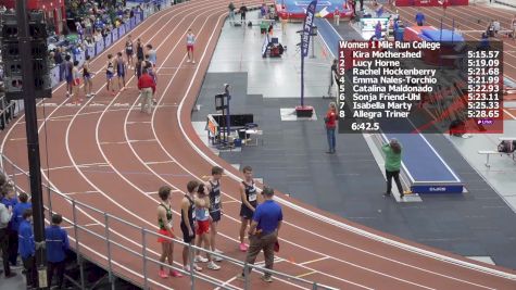 Men's Mile, Finals 1