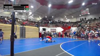 138 lbs Champ. Round 2 - Max Benoit, Crown Point vs Brady Franks, Jennings County