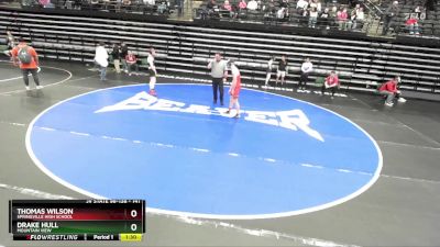 141 lbs Cons. Round 4 - Thomas Wilson, Springville High School vs Drake Hull, Mountain View