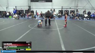 48 lbs Round 2 (4 Team) - Cai Becker, North Jersey Wrestling vs Shane Gissenger, Attack