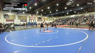 285 Boys Champ. Round 1 - Carlos Coronado, Vista vs Tamim Bader, Olympian