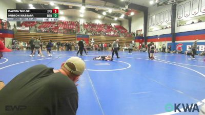 61 lbs Rr Rnd 4 - Dakota Taylor, Sperry Wrestling Club vs Hudson Massara, Barnsdall Youth Wrestling