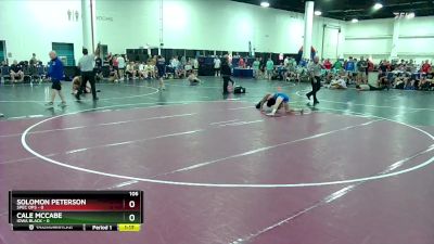 106 lbs Quarters & Wb (16 Team) - Solomon Peterson, Spec Ops vs Cale McCabe, Iowa Black