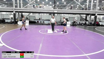 H-113A lbs Consolation - Cristian Pote, Empire Wrestling Academy vs Ryan Degeorge, Buxton