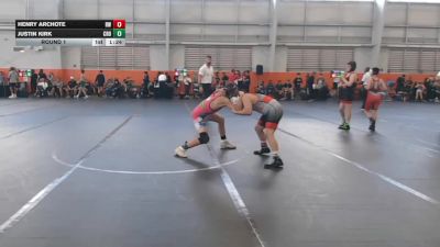 120 lbs Round 1 - Henry Archote, Rogue Wrestling vs Justin Kirk, CrossRoads