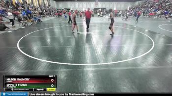 120 lbs Champ. Round 2 - Emmett Fisher, Plymouth vs Mason Malnory, Omro