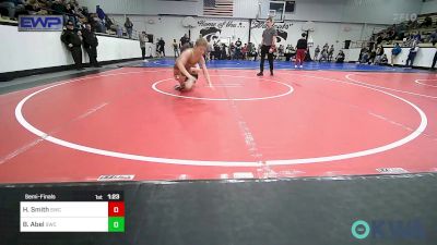 76 lbs Semifinal - Hudson Smith, Salina Wrestling Club vs Braden Abel, Salina Wrestling Club