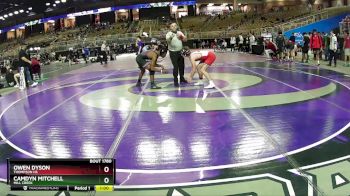 150 lbs Cons. Round 3 - Camdyn Mitchell, Mill Creek vs Owen Dyson, Thompson HS