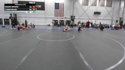 80-82 lbs Round 2 - Caden Miller, Unattached vs Mauro Infante, Gladiator