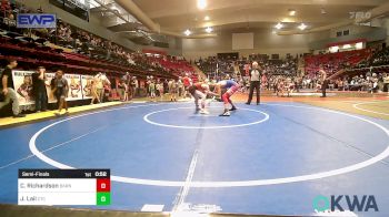 110 lbs Semifinal - Cade Richardson, Barnsdall Youth Wrestling vs Jackson Lail, Chandler Takedown Club