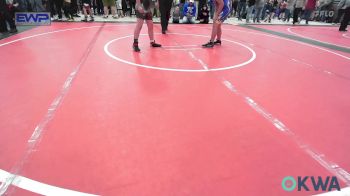 110 lbs Quarterfinal - Xavier Gonzalez, Newkirk Takedown Club vs Gage Bledsoe, Woodland Wrestling Club