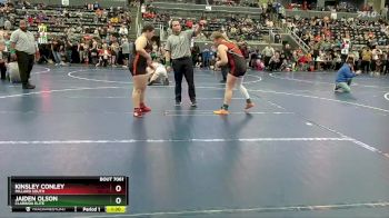 Round 3 - Jaiden Olson, Clarinda Elite vs Kinsley Conley, Millard South