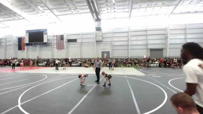 46 lbs Quarterfinal - Lily Brown, No Team vs Hazel Grimley, California Grapplers