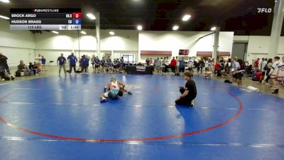 115 lbs Brock Argo, Oklahoma Red vs Hudson Bragg, Colorado