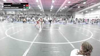145 lbs Quarterfinal - Ella Gahl, Indiana Outlaws Pink vs Jameson Strickland, Elite NJ Red