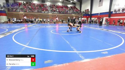 100 lbs Rr Rnd 1 - Halle Wassenberg, Sallisaw vs Alina Peralta, Broken Arrow