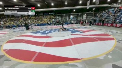 70-75 lbs Round 2 - Maximus Aldana, Madison vs Aksel Polson, Thermopolis Wrestling Club