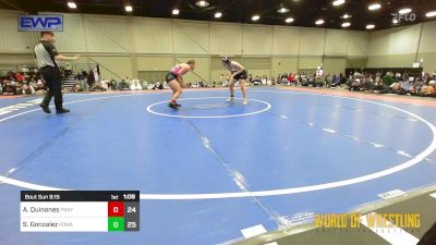 120 lbs Semifinal - Andrea Quinones, Funky Singlets Girls vs Sasha Gonzalez, POWA