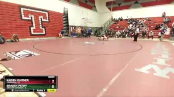 182 lbs Quarterfinals (8 Team) - Kaiden Kintner, Toppenish vs Braden Perry, Graham-Kapowsin