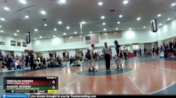 180 lbs Round 2 - Tristalyn Powers, Prodigy Wrestling Club vs Raegan Jackson, Daleville Broncos Wrestling Club