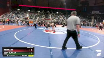 4A-113 lbs Semifinal - Cody Dunham, Sheridan vs Kaden Orr, Natrona County