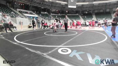 80 lbs Rr Rnd 1 - Ava Henderson, Oklahoma Supergirls 9U vs Emerly Prettybear, Mojo Grappling Academy