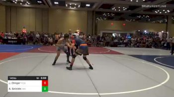Match - James Clinger, Tesoro High School vs Abel Salcido, Chino Hills High School