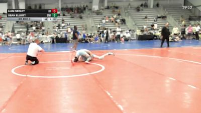 126 lbs Rr Rnd 2 - Liam Seeley, Buffalo Valley Blue - HSB vs Sean Elliott, Shore Thing Surf - HSB