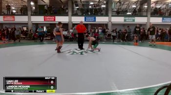 95-102 lbs Round 5 - Landon McGann, Dwight Wrestling Club vs Liam Lee, Built By Brunson